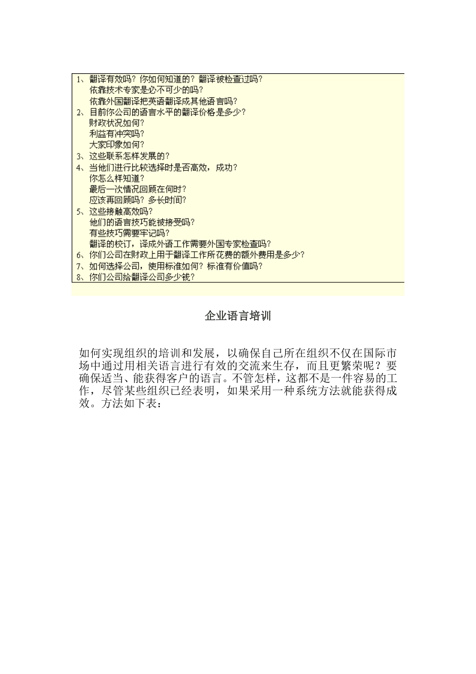 企业语言培训范本_第2页