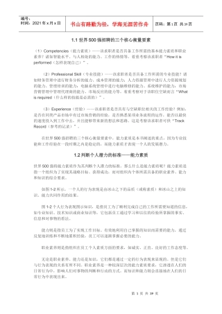 世界500强面试实录