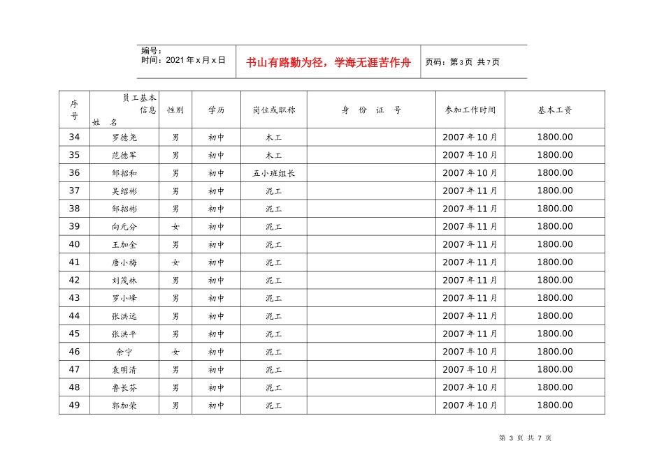 员工花名册(实)_第3页