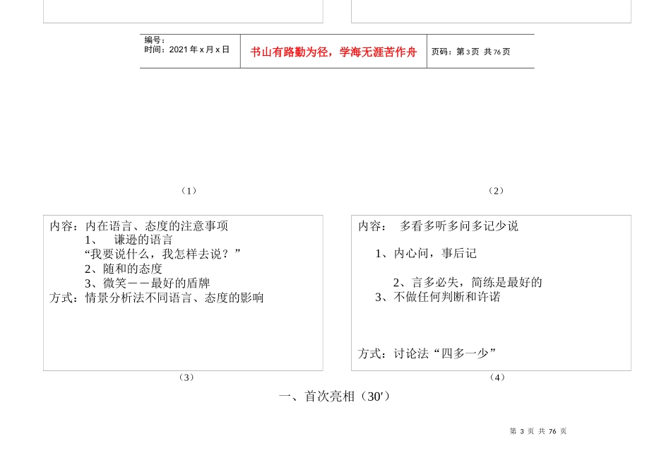 主管经理晋升经典培训教材_第3页