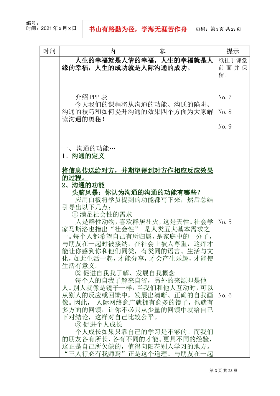 人际沟通的功能_第3页