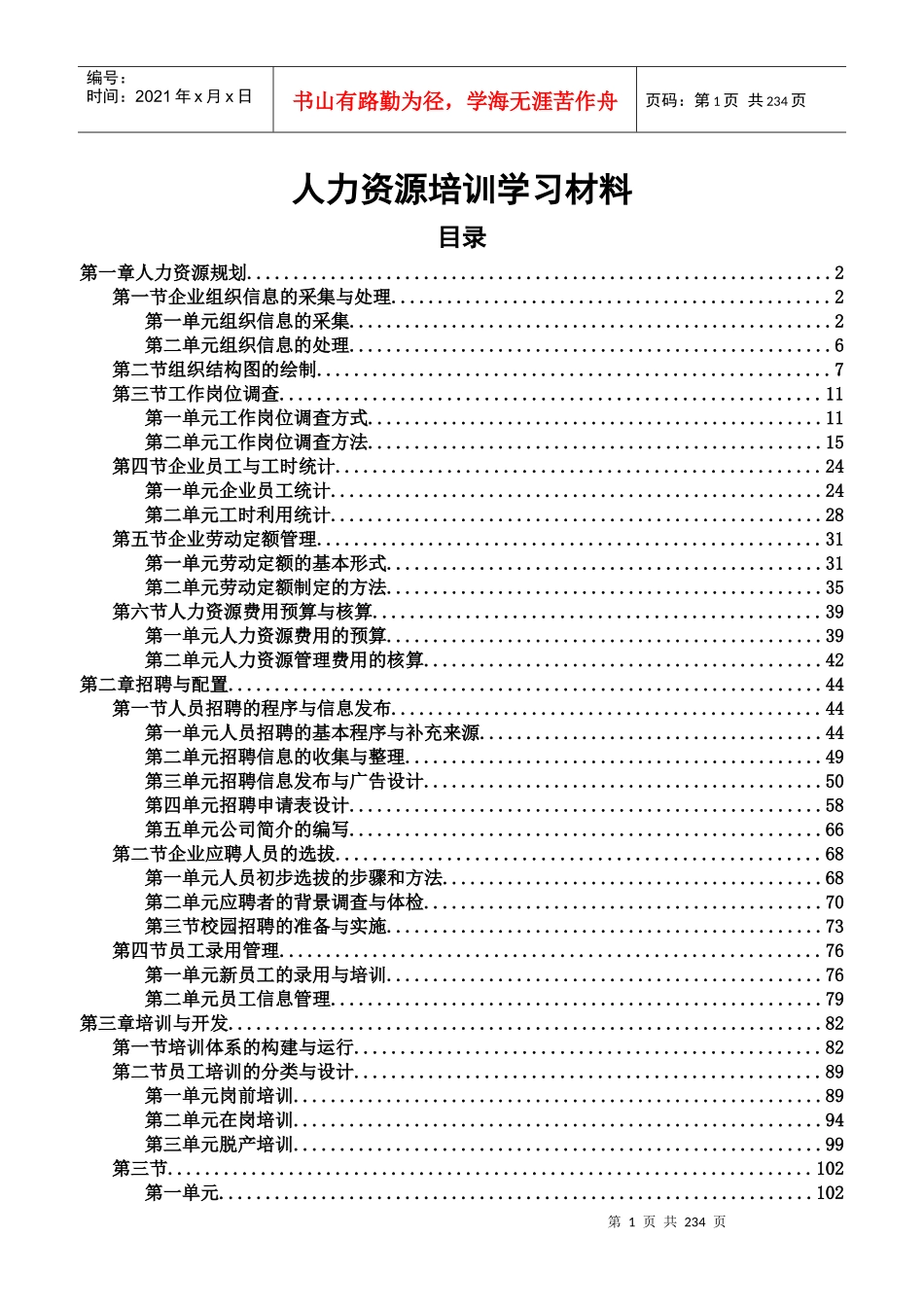人力资源学习资料整理_第1页