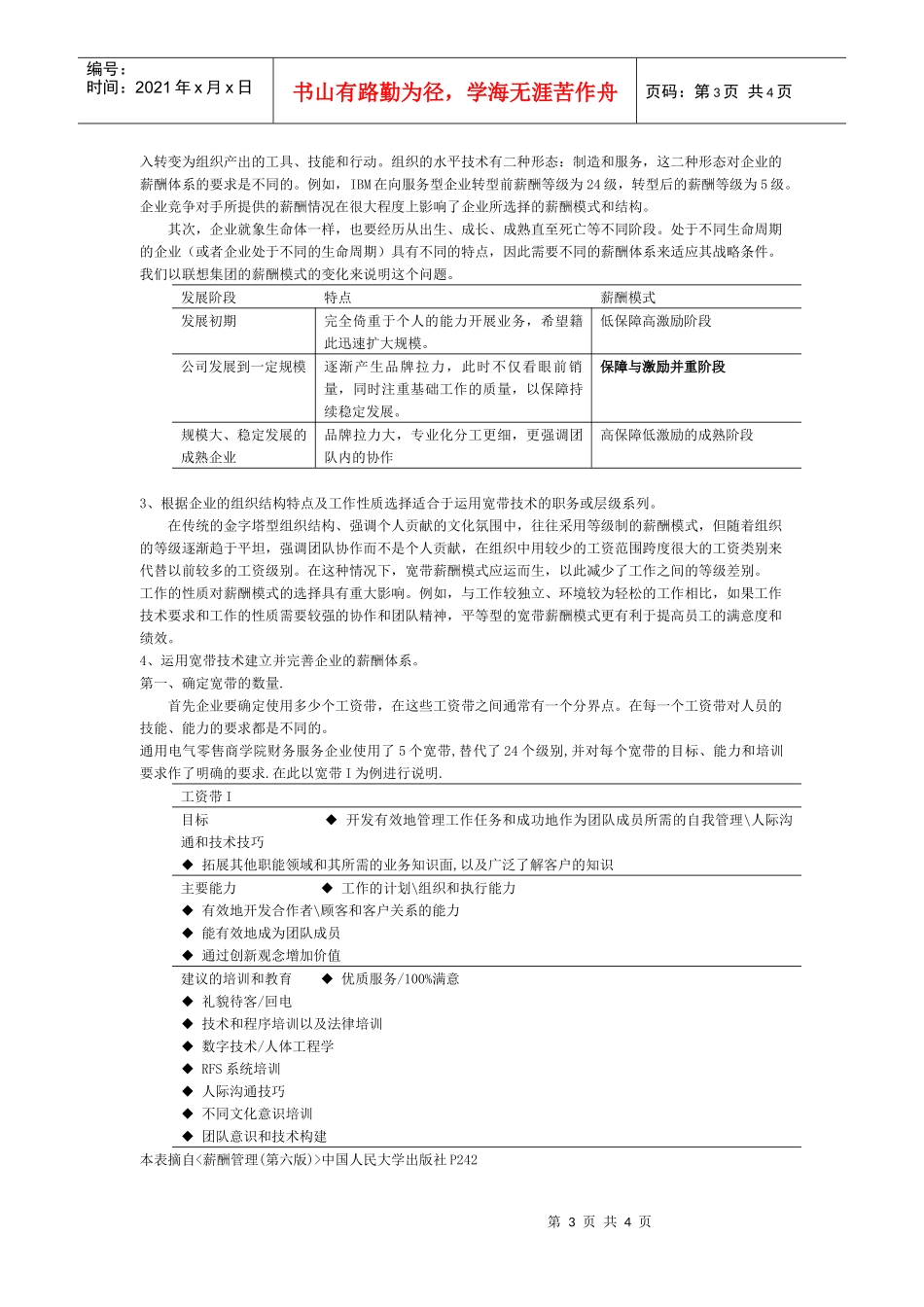 基于宽带的薪酬体系设计_第3页