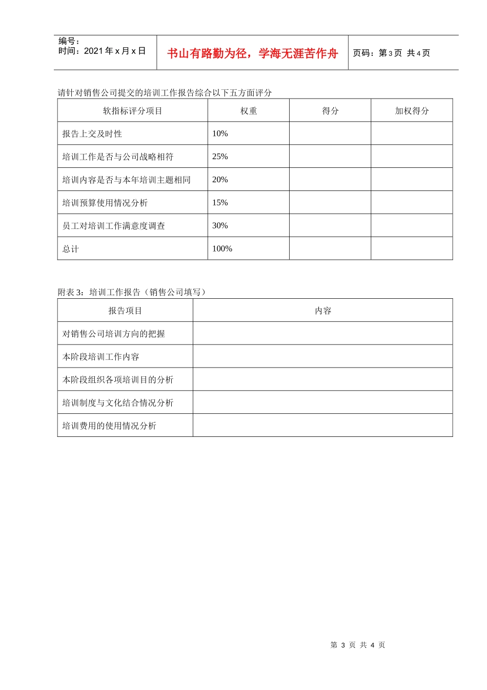 人力资源-2022KPI——销售公司_第3页