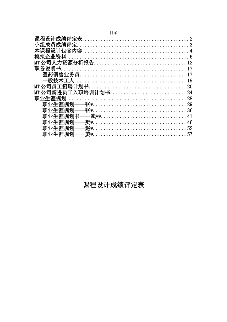 人力资源管理课程实习报告_第2页