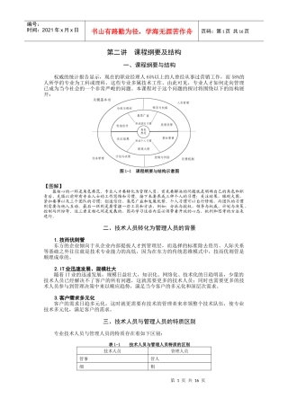 从专业人才走向管理