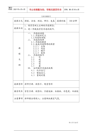 如何提升沟通的效果与人际沟通技巧