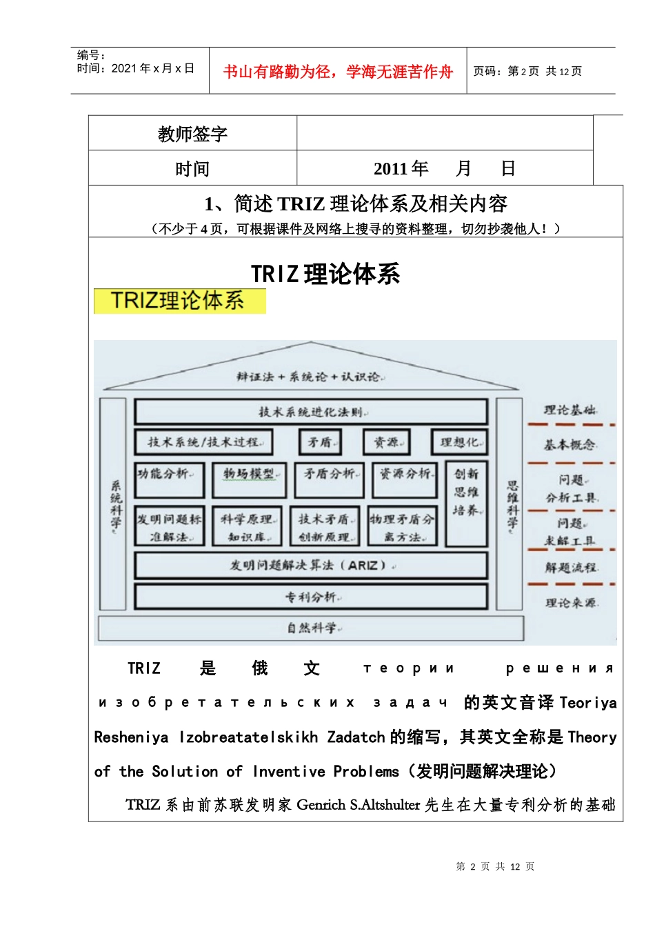 创新方法考核表[1]_第2页