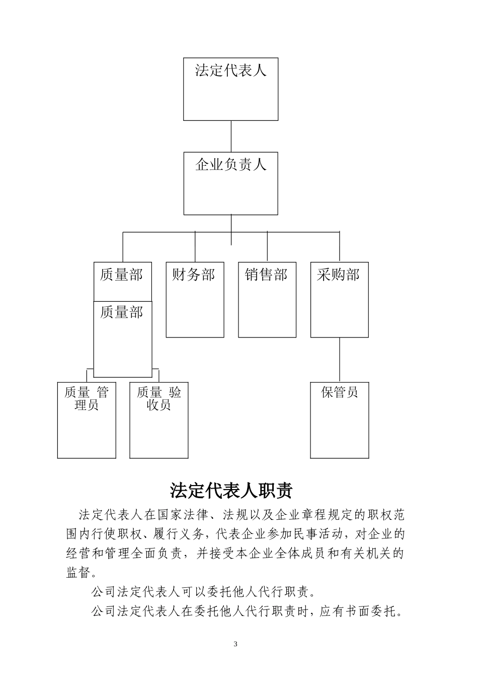 医疗器械公司各部门人员职责.(DOC52页)_第3页