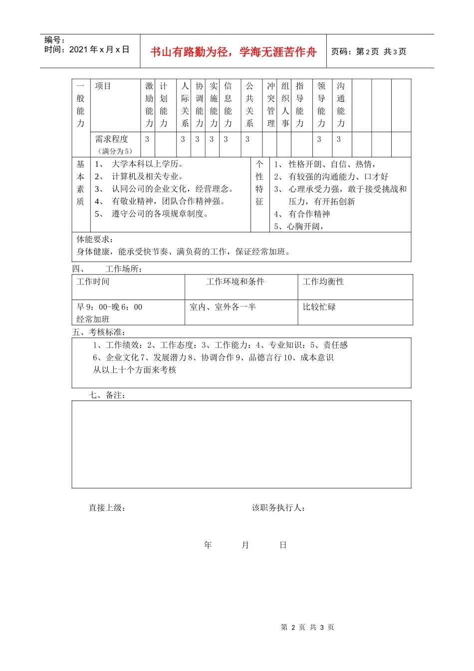 人力资源-2022ibm销售工程师职务说明书_第2页
