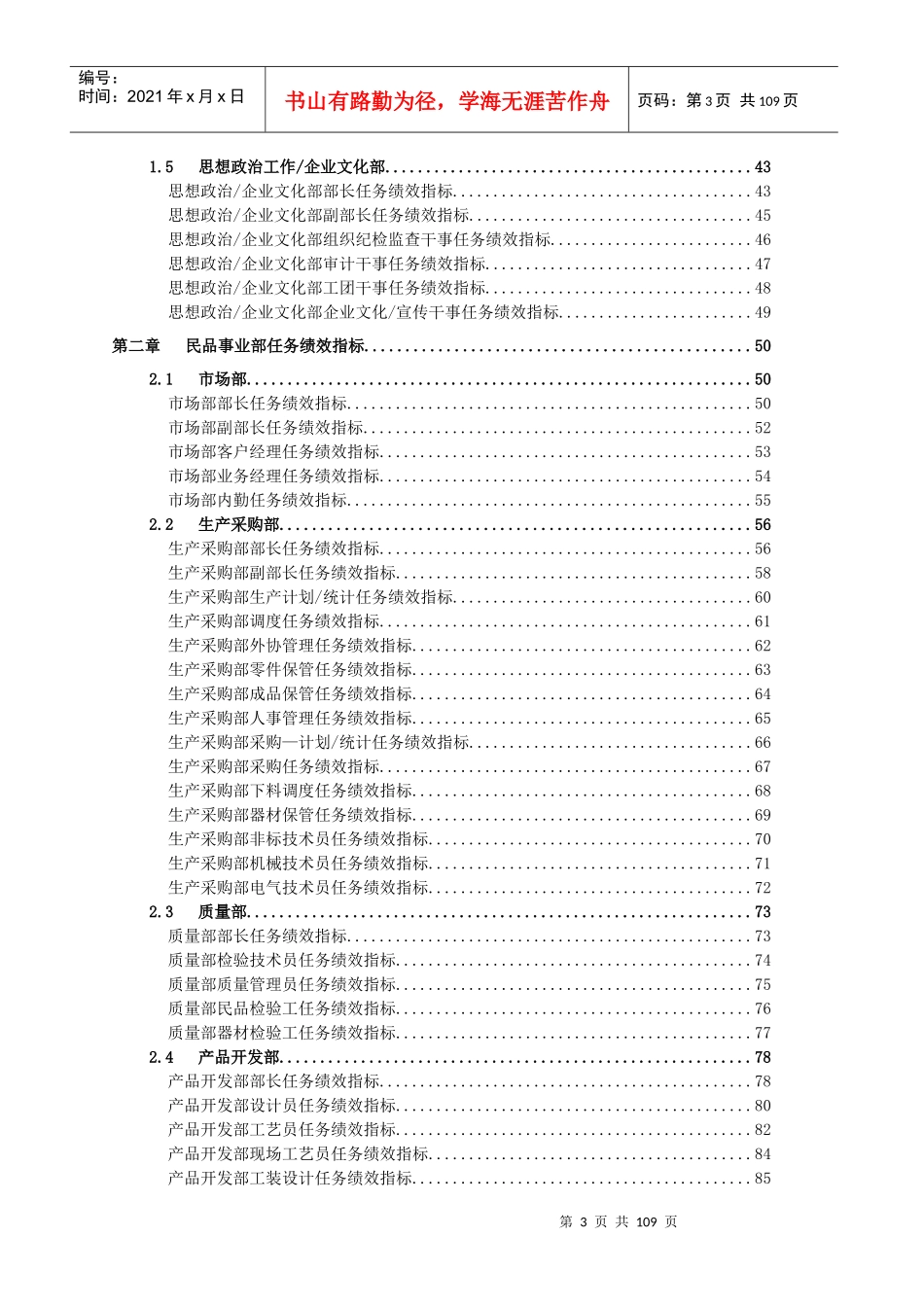 人力资源-2022B08017岗位任务绩效指标_第3页