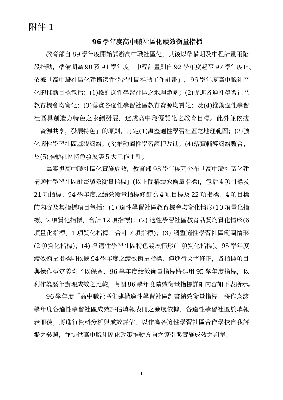 人力资源-202296学年度高中职社区化绩效衡量指标_第1页