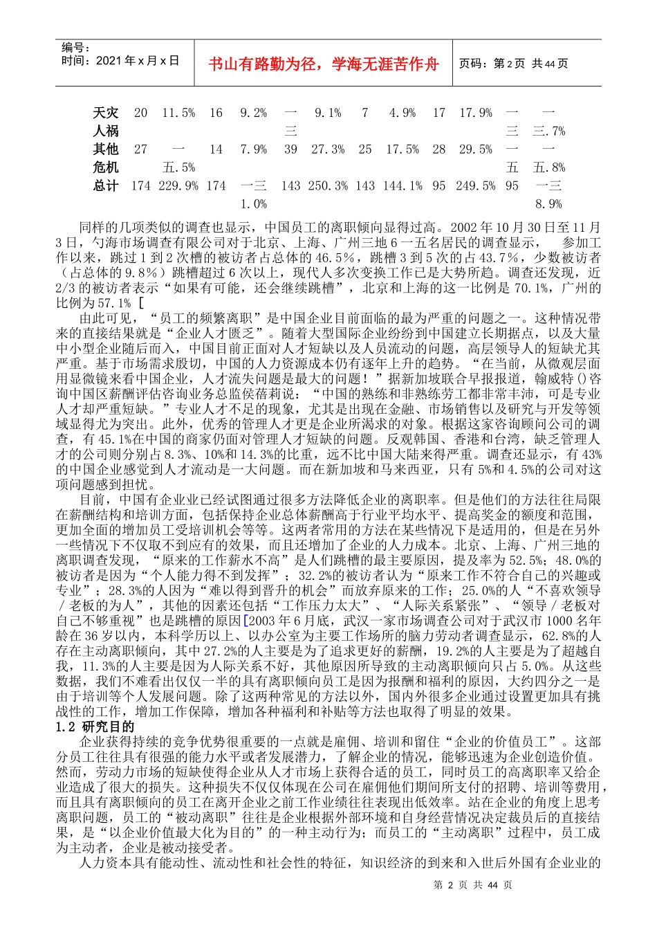 国有和私营体制下员工离职倾向对比实证研究_第2页