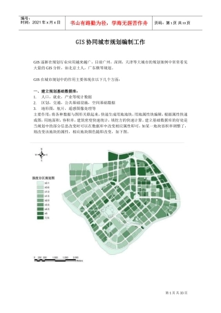 人力资源-2022GIS协同城市规划编制工作