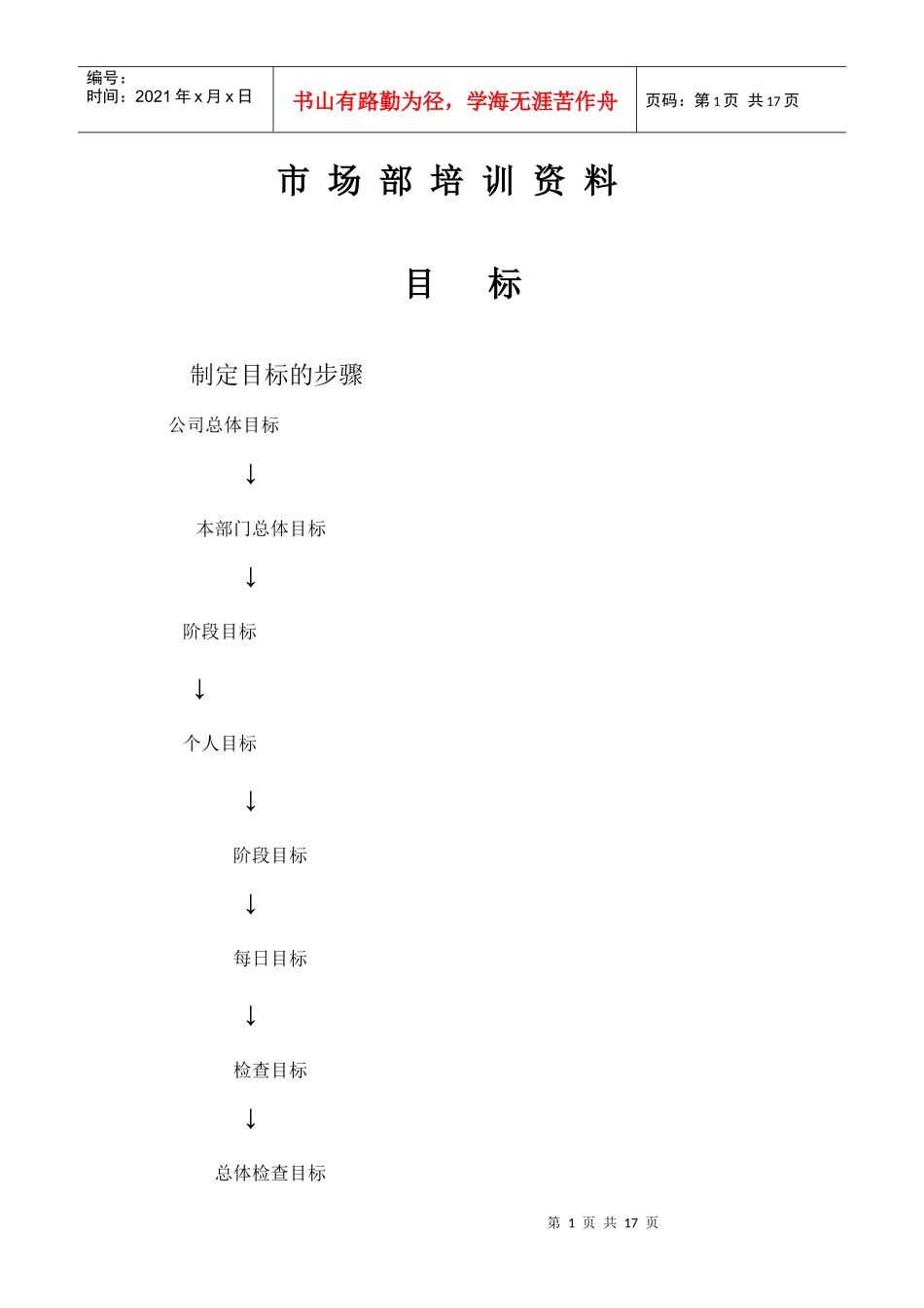 市场部培训资料_第1页