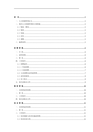 人力资源全集（DOC 48页）