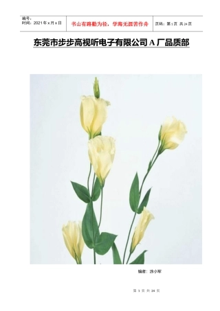 人力资源-2022IPQC工作手册