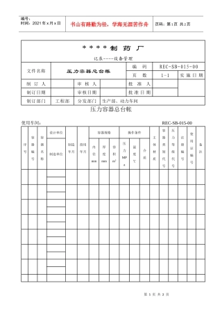 人力资源-2022062-压力容器台帐