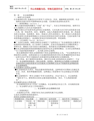中国社会福利制度