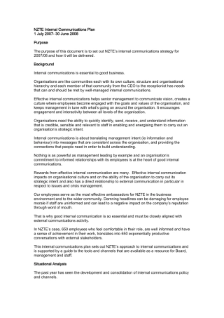 人力资源-2022Internal communications plan 内部沟通计划书