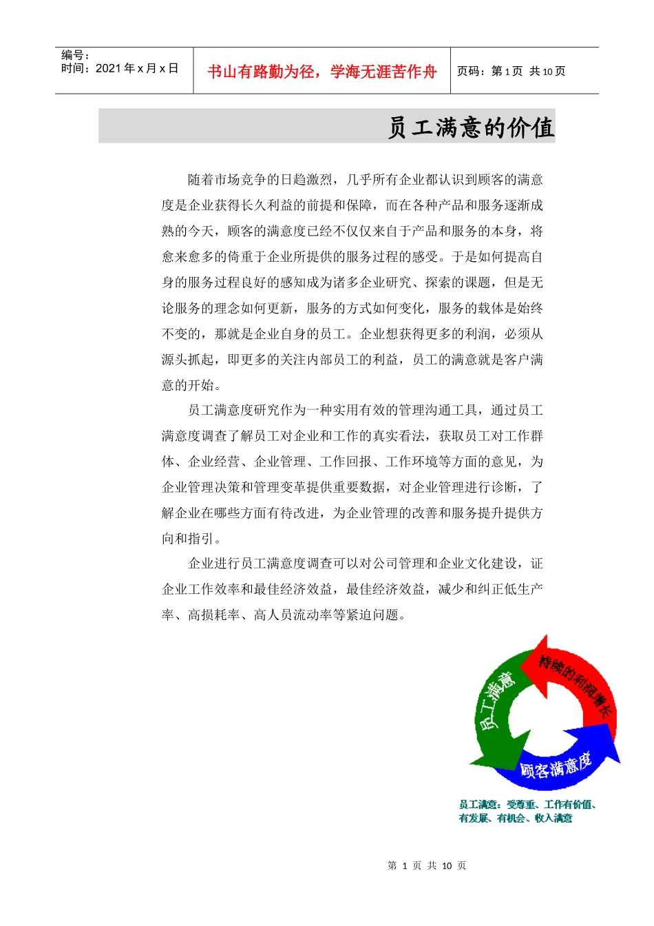 员工满意度调查方案_第2页