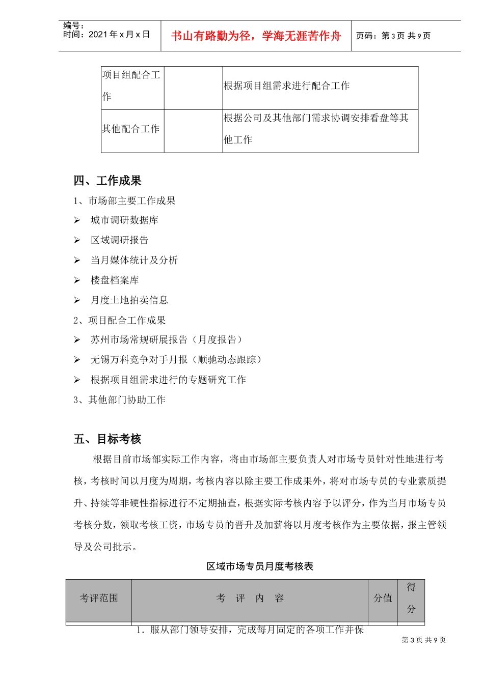 区域市场专员工作手册_第3页