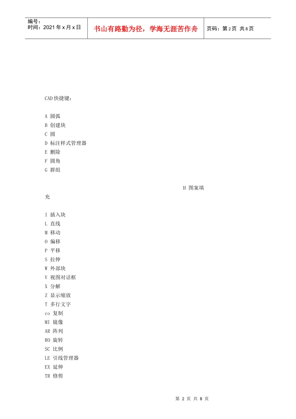 人力资源-2022CAD快速培训资料_第2页