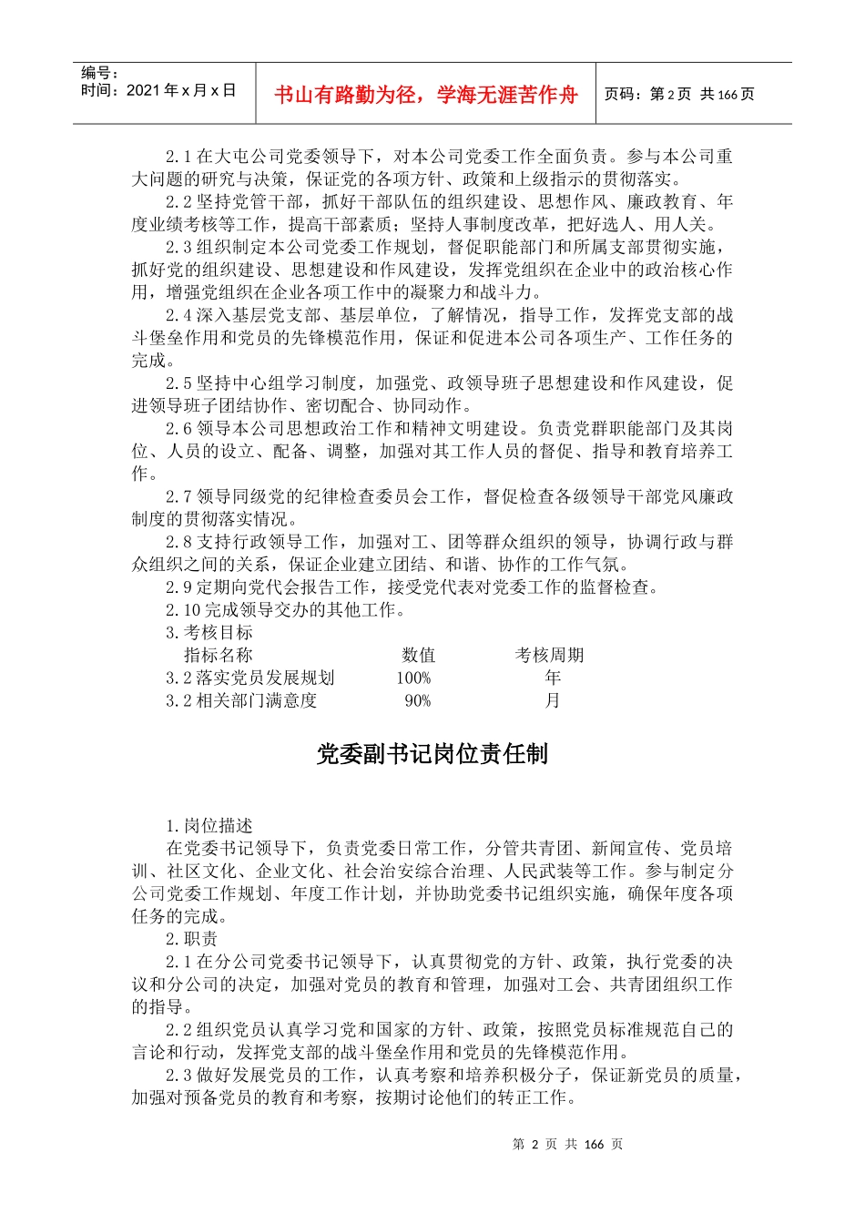 岗位责任制-XXXX修订_第2页