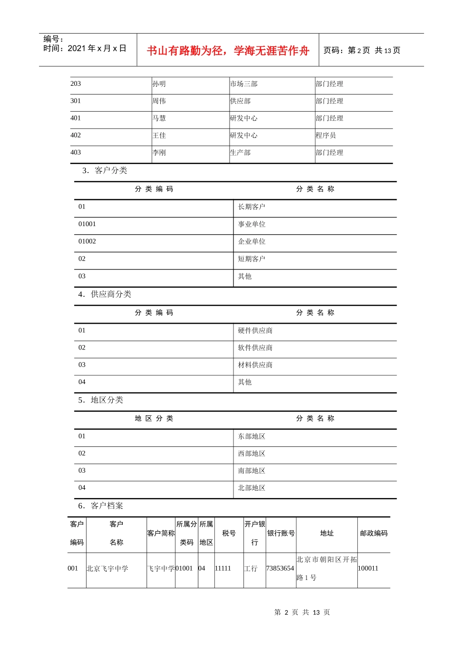 实验二 基础档案设置_第2页