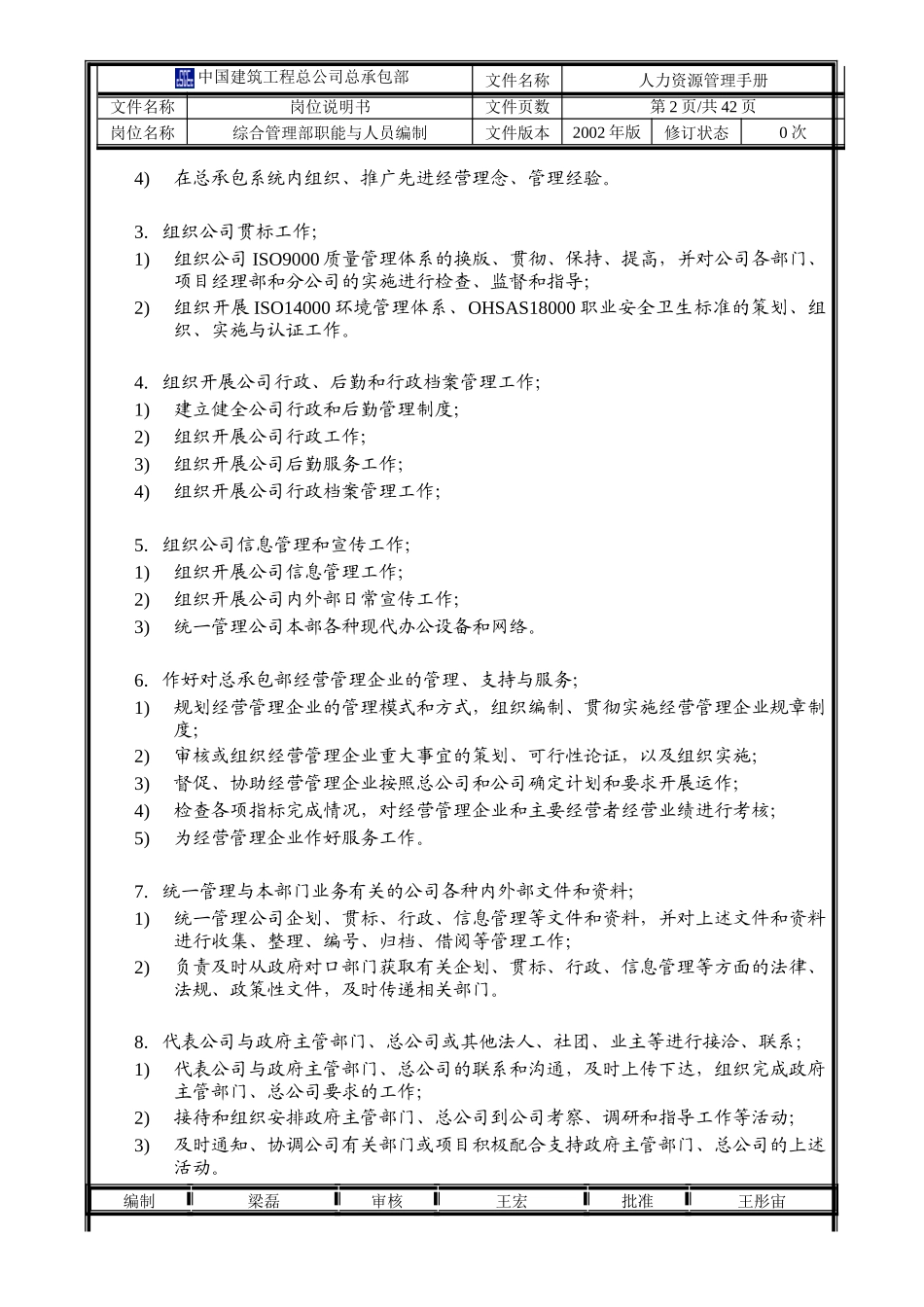 人力资源-2022(最新)02总部岗位汇编__综合管理部_第2页