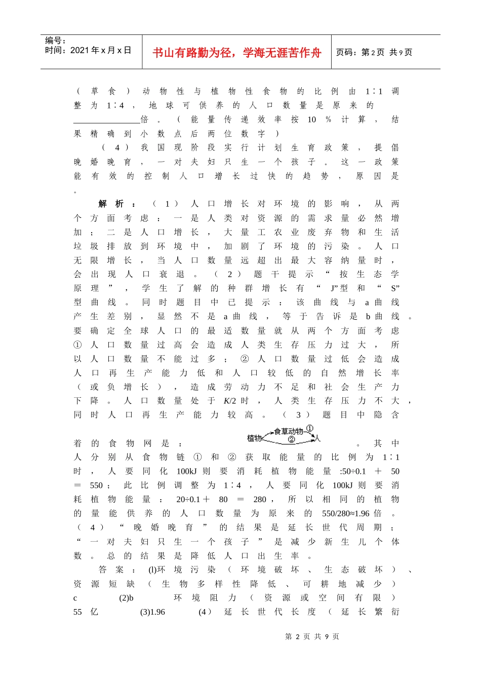 《生态环境的保护》考点例析_第2页