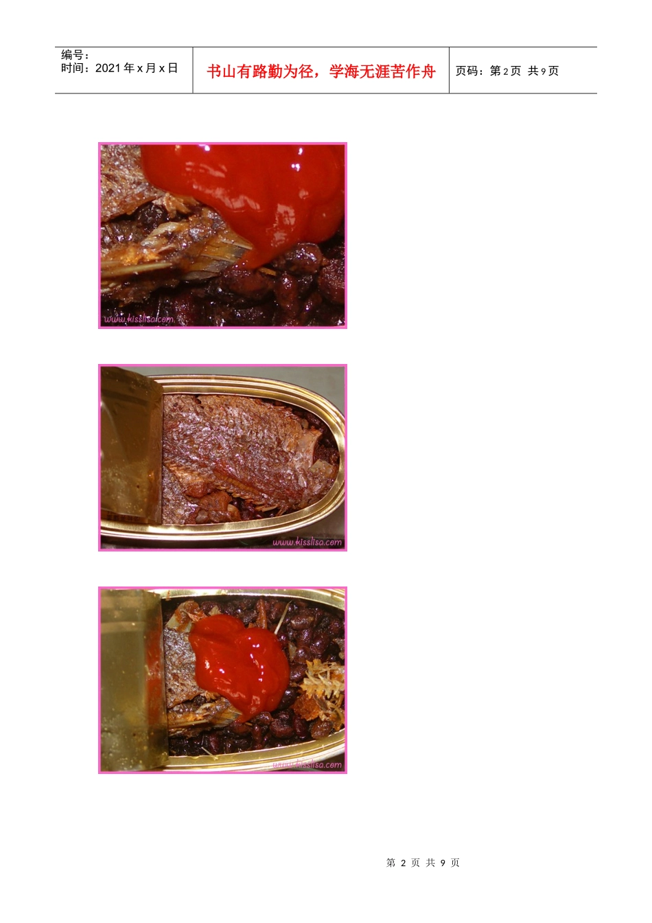 创业设计大赛计划书---鱼食品罐头_第2页