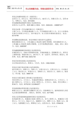 中国青岛人力资源市场