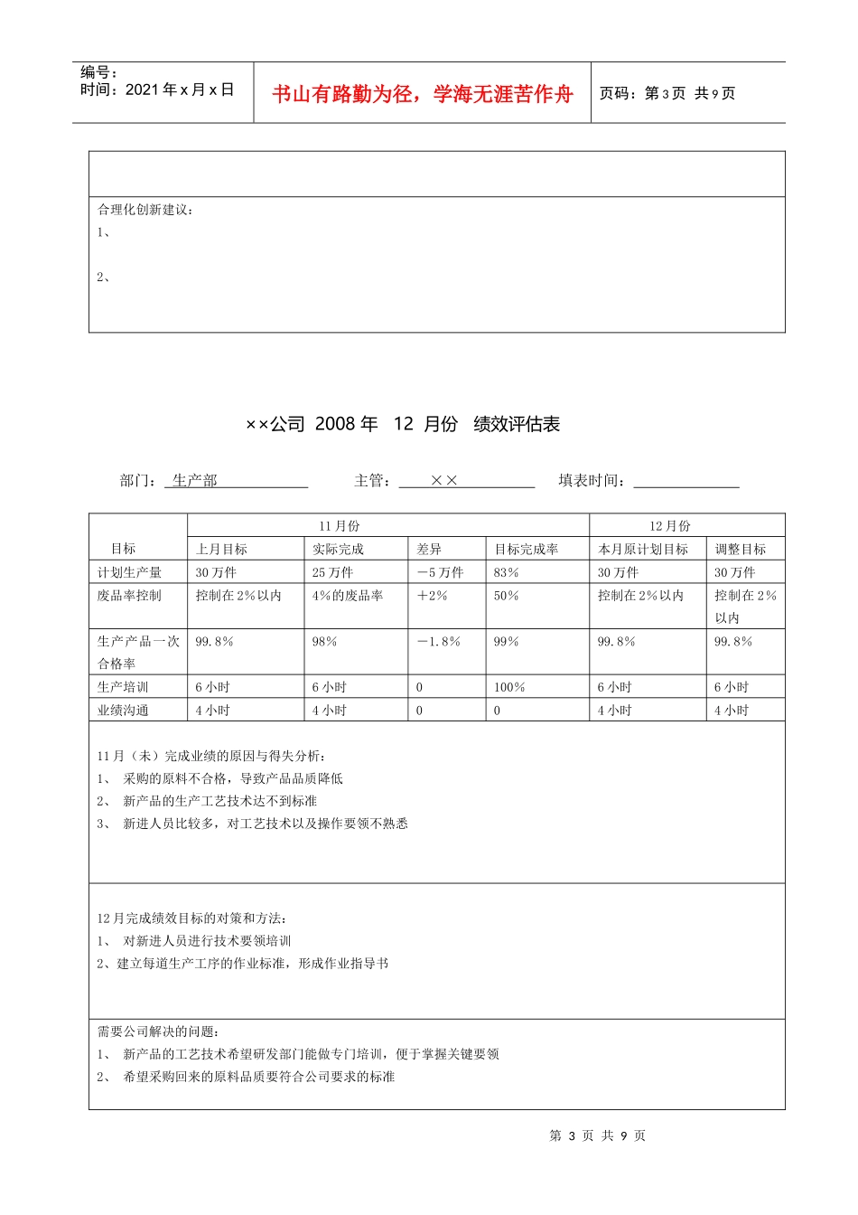 人力资源-20224-绩效会议-模拟绩效评估表_第3页