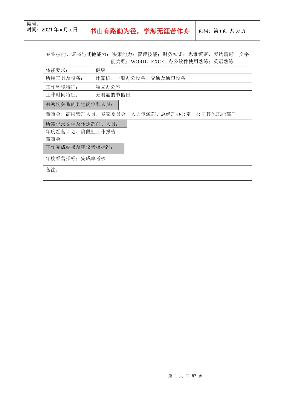 工作分析与职务说明书-精品推荐_第2页