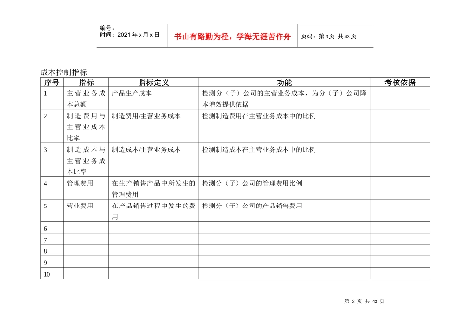 关键绩效指标库_第3页