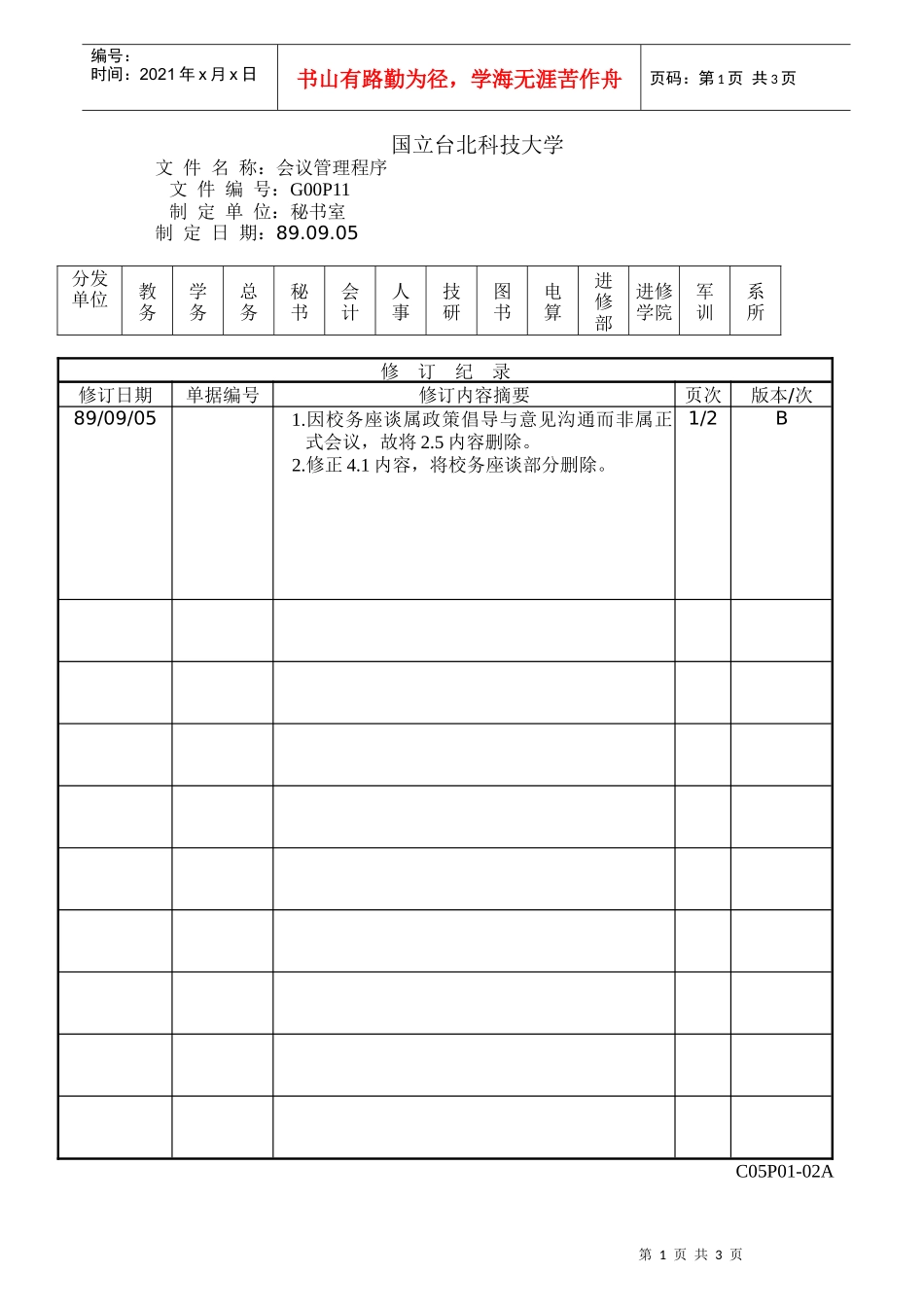 人力资源-2022P11会议管理程序_第1页