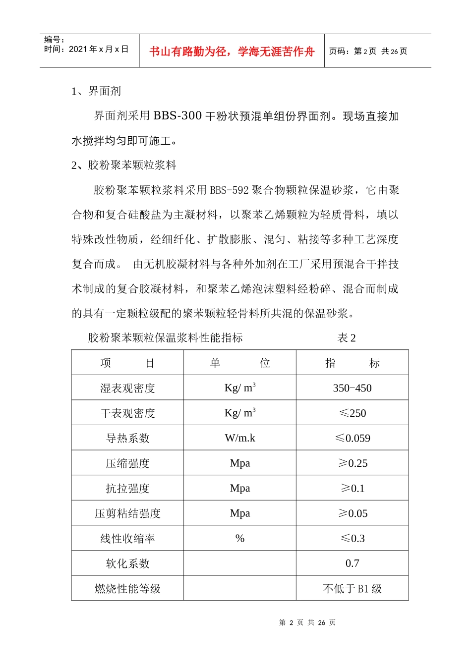 外墙保温工程施工方案_第2页
