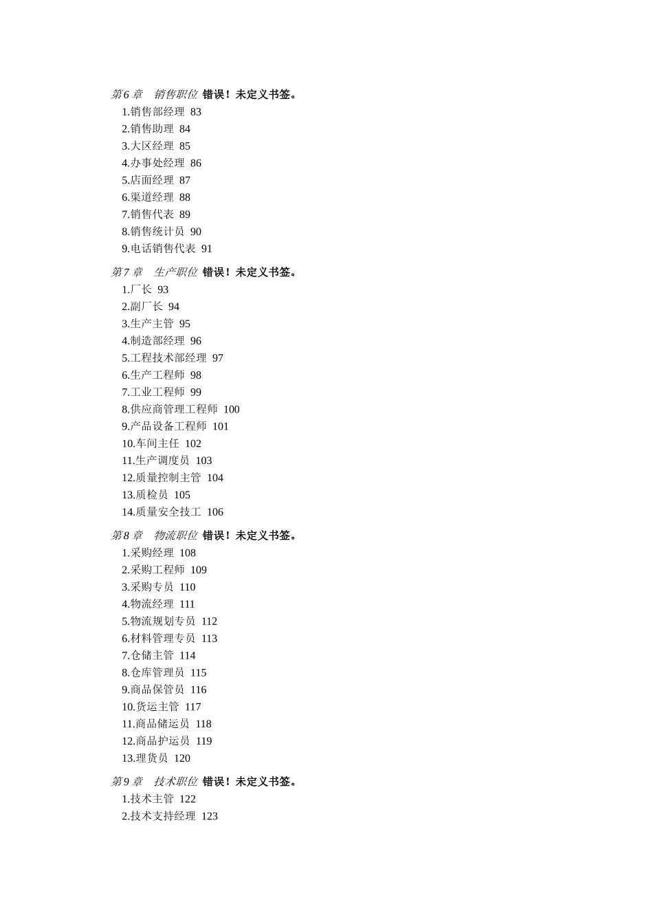 [绩效考核]职位说明书及绩效考核(doc287页)_第3页