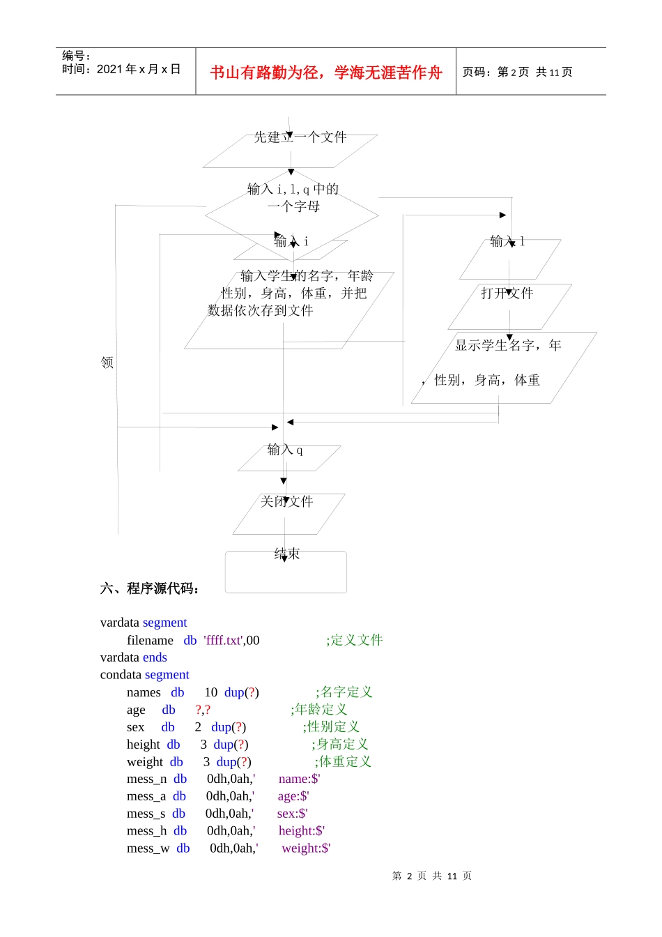 个人档案管理课程设计_第3页