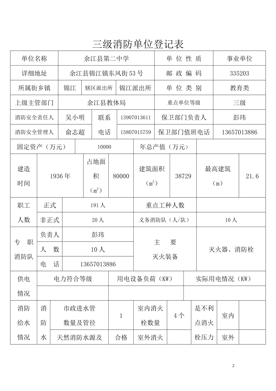 人力资源-2022001余江二中消防_第2页