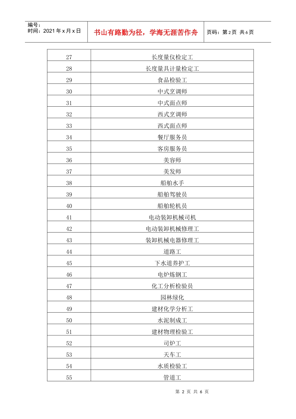 工勤人员工种_第2页