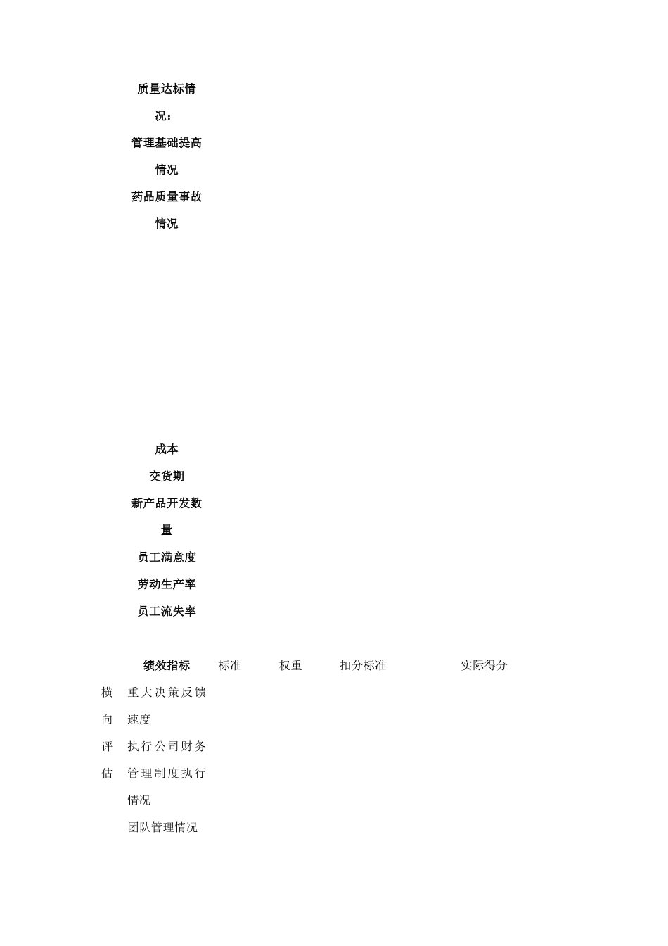 公司关键岗位绩效评估表_第2页