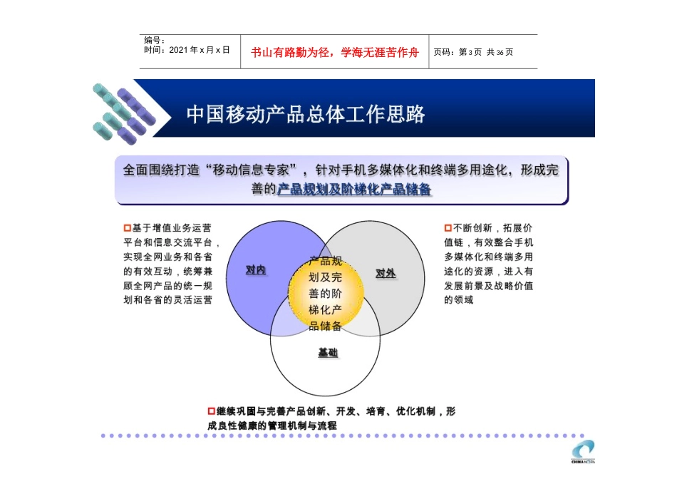 中国移动个人客户业务规划分析_第3页