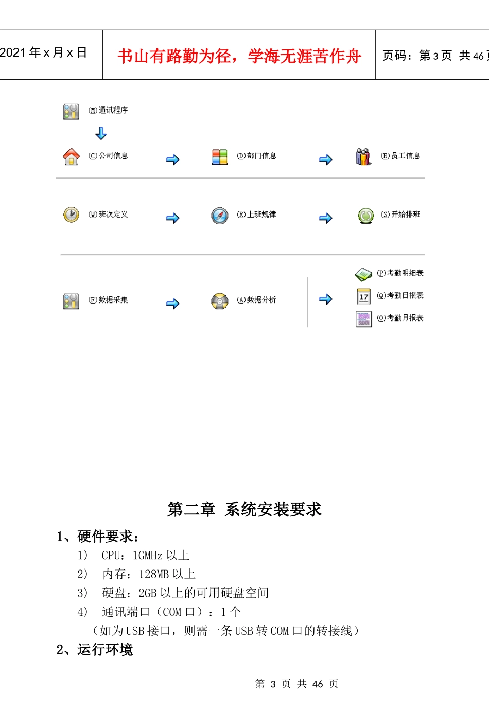 人力资源-2022U200考勤软件说明书(V10)_第3页
