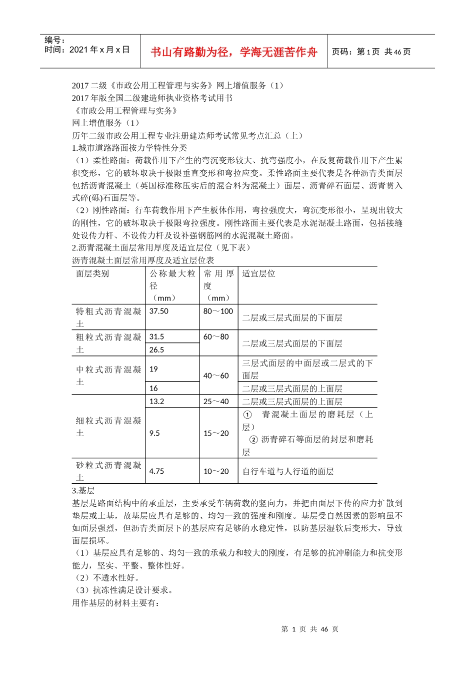 市政工程培训资料_第1页