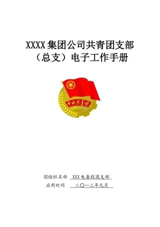 团支部电子工作手册