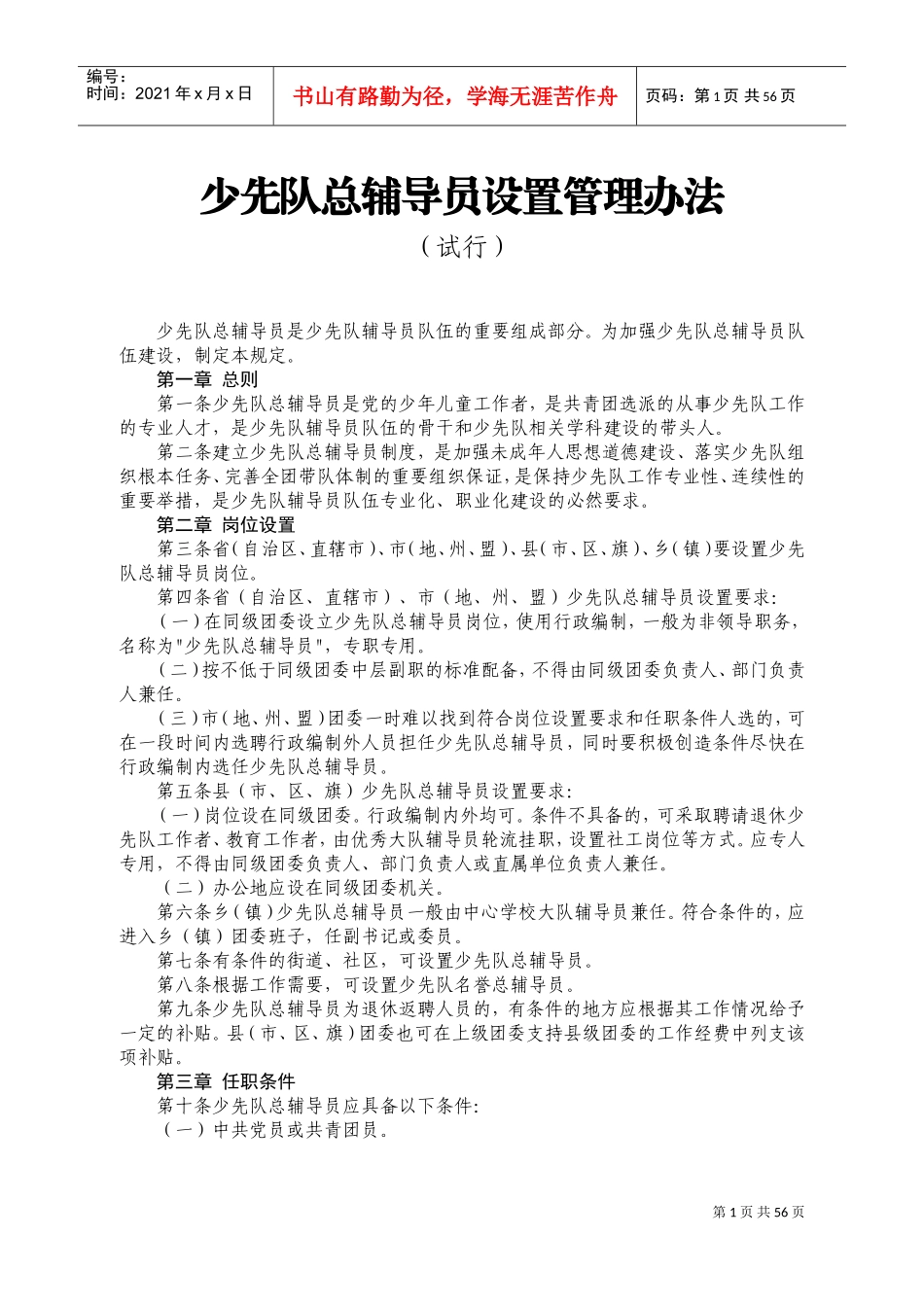 少先队总辅导员工作手册_第2页