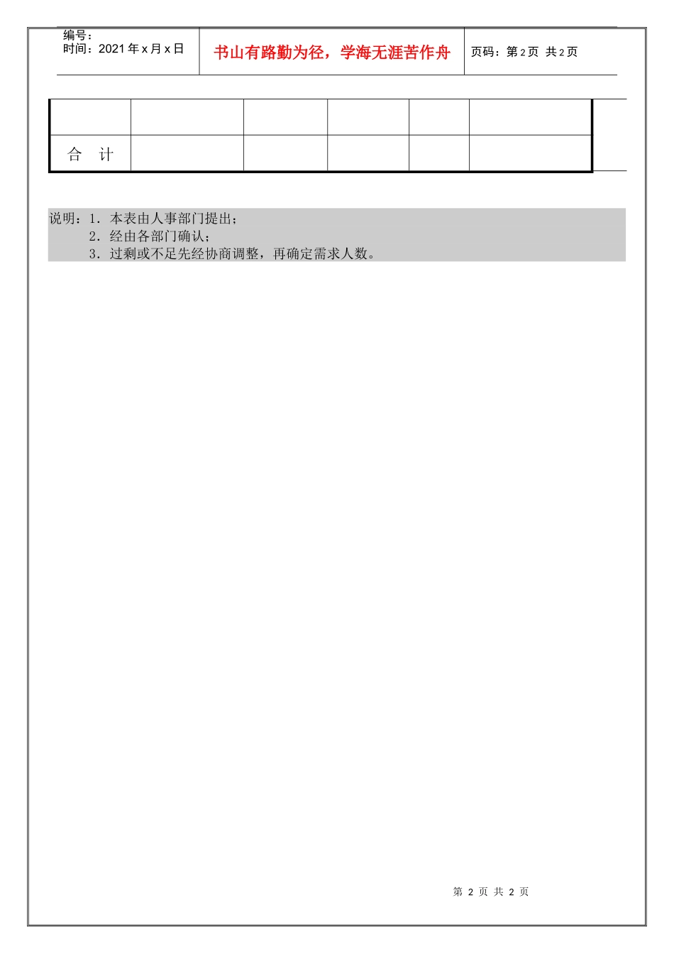 人力资源状况调查表_第2页