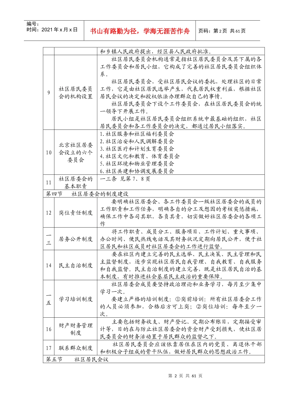 公开招聘城镇社区专职工作人员考试辅导教材_第2页